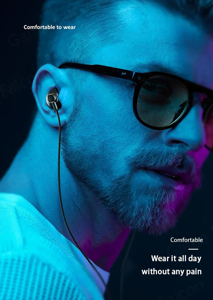 Tidesmit USB C Wired Headphones - HiFi Stereo Audio with Mic Tidesmit