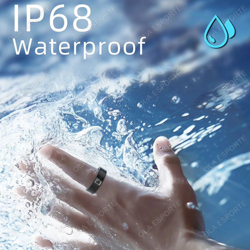 R20 Ceramic Smart Ring 2026 Support NFC Access Control Ultra Thin Rings Heart Rate Blood Pressure/Oxygen Waterproof Smartring Tidesmit