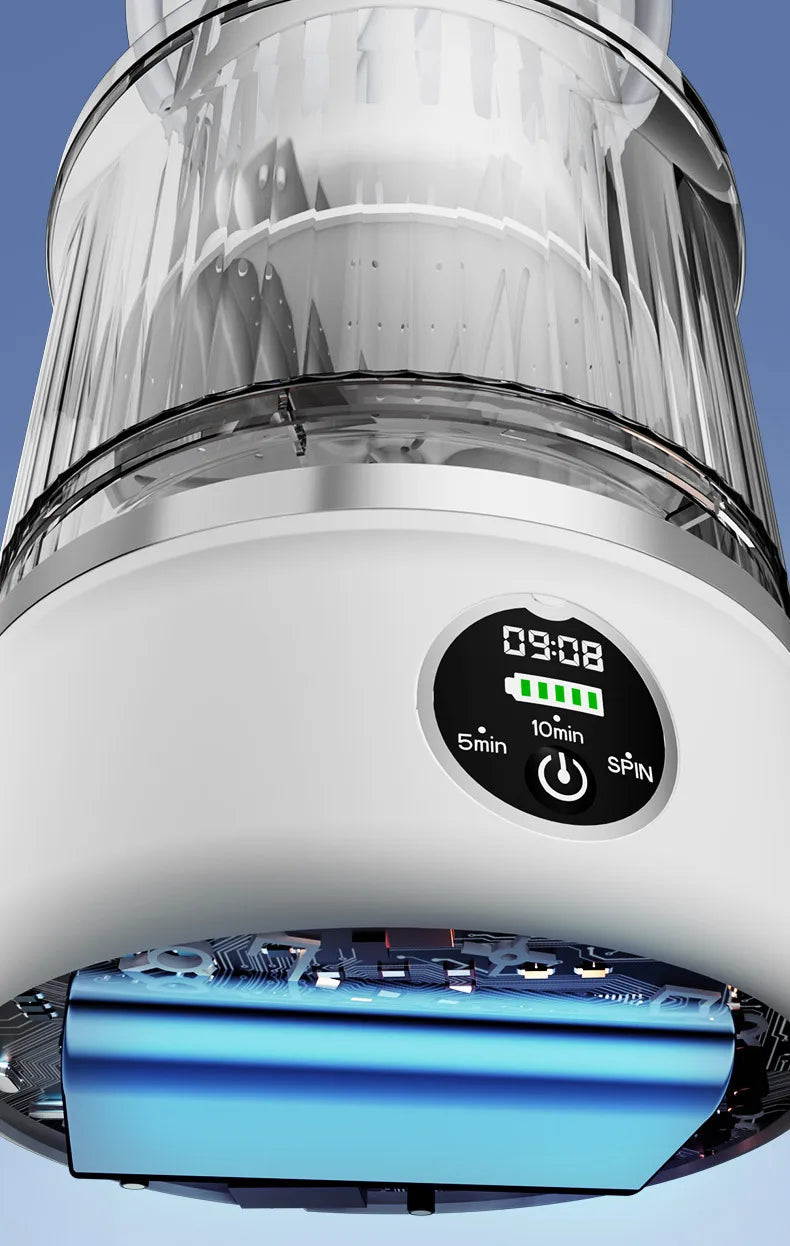 Tidesmit 3L portable mini washing machine for clothes and socks with integrated spin drying feature, side view