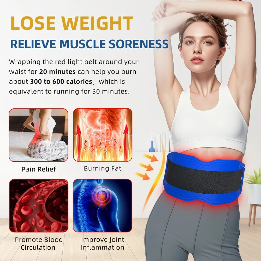 Red Light Therapy Pad for Shoulder Pain Relief 660nm - EU Wellness Back Massage Instrument Tidesmit