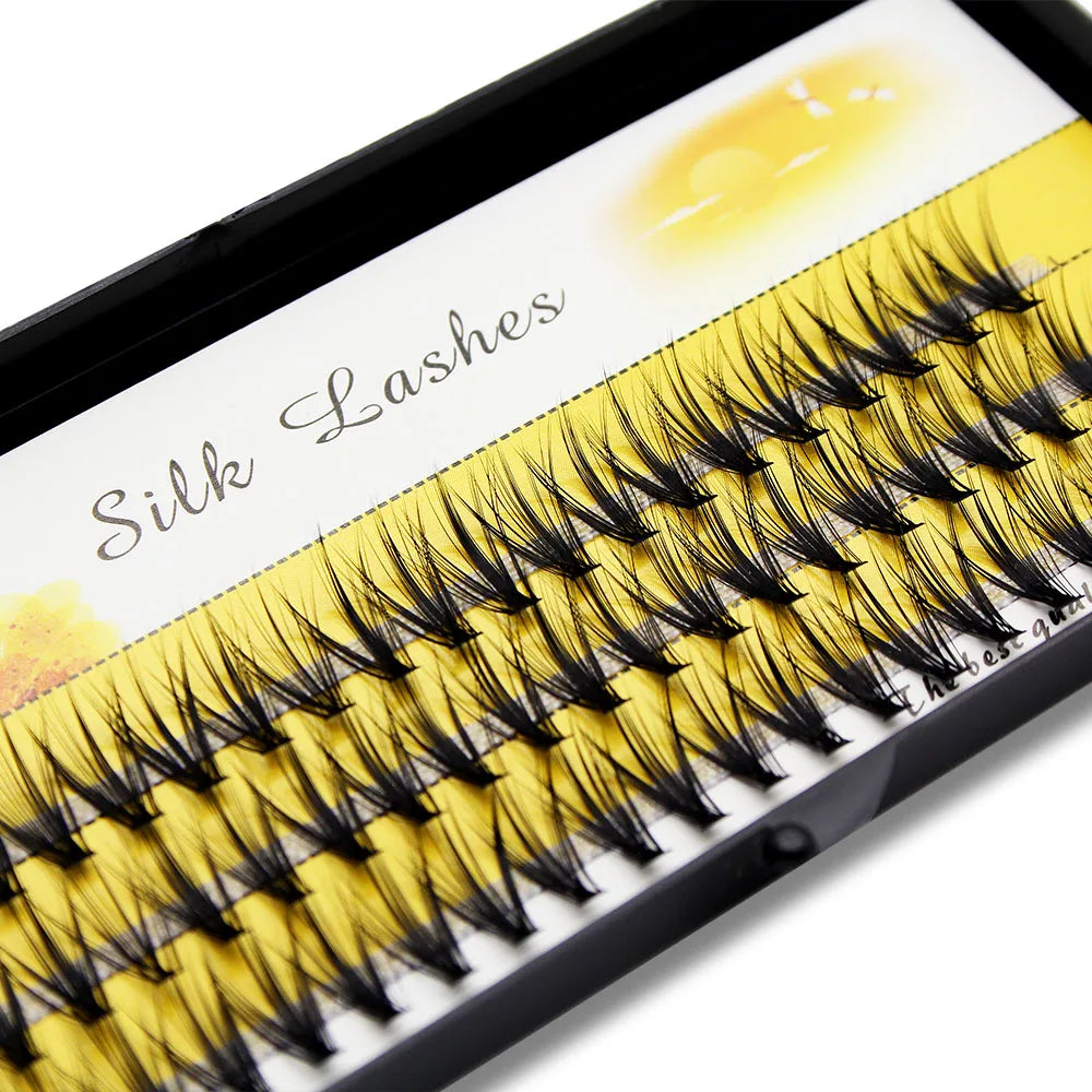 Individual Cluster 3D Volume Silk Lashes by Tidesmit False Eyelashes Tidesmit