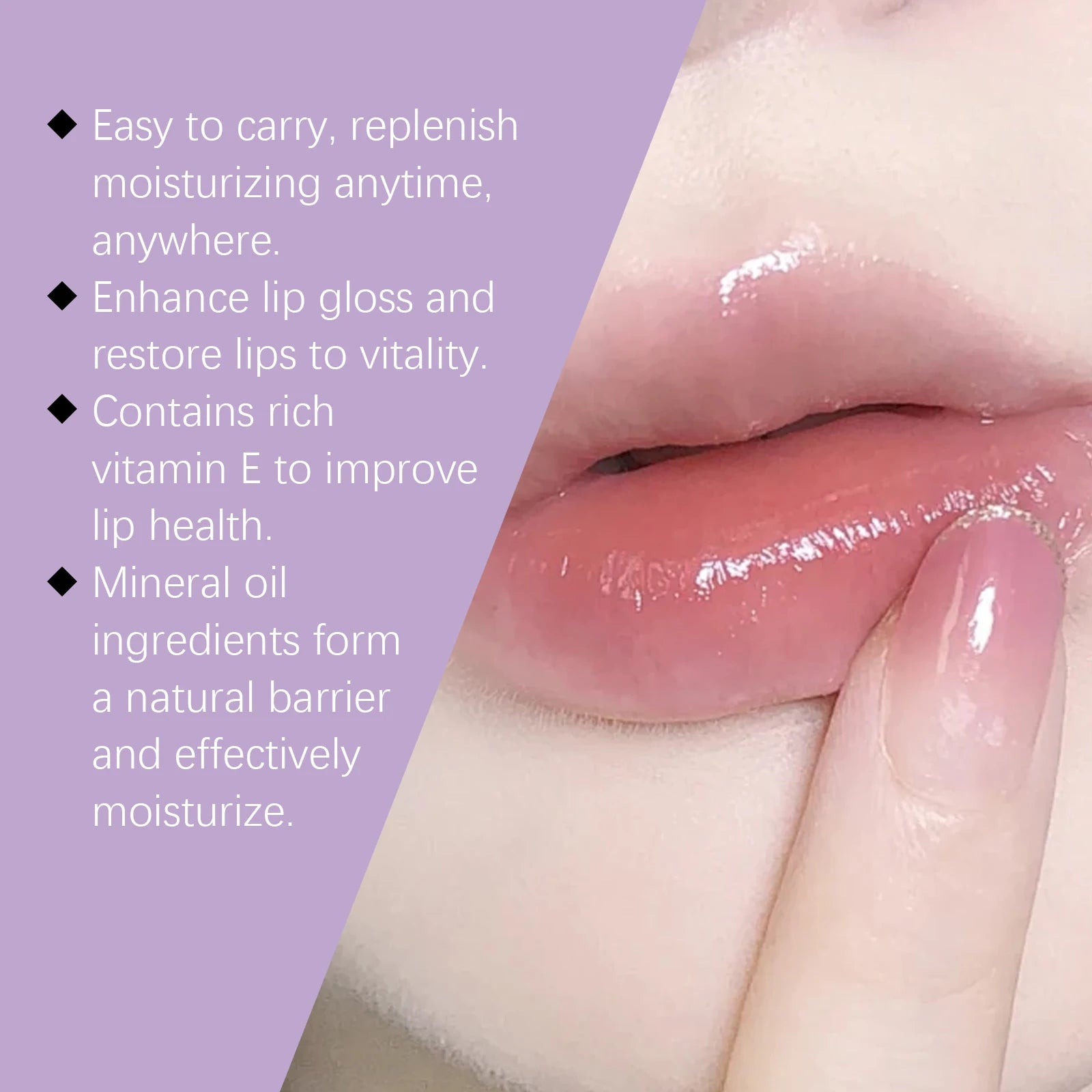 Lip Plumper Hydrator Oil – Moisturizing Repair Gloss by Tidesmit Lip Care Tidesmit