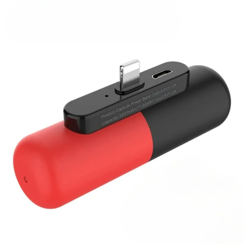 Mini Portable Charger 3000mAh for iPhone and Android - Fast Charging Tidesmit