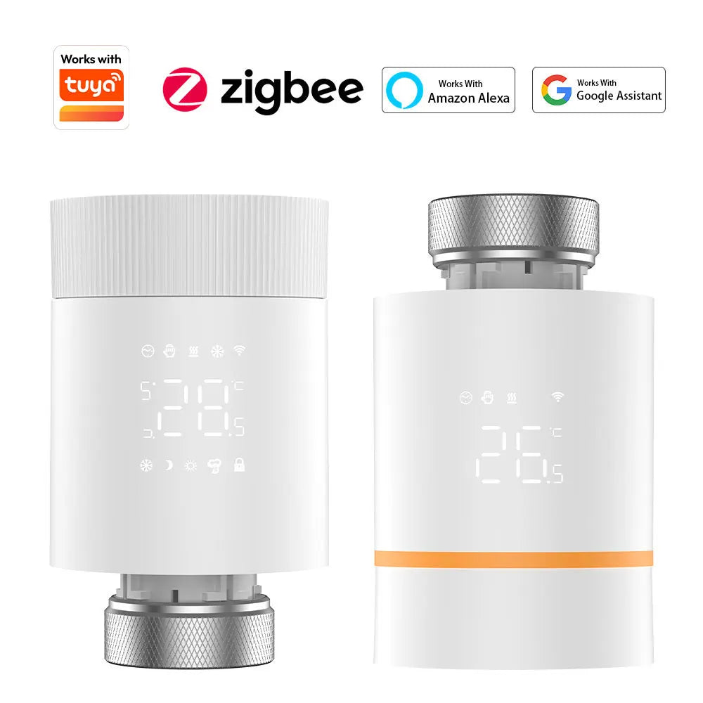 Tuya ZigBee3.0 Thermostat Radiator Actuator Smart TRV Thermostatic Valve Controller Works With Tuya Alexa Google Home Alice