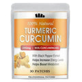 Turmeric Curcumin With Black Pepper Transdermal Patches Enhanced Absorption, Joint Support 30 Patches
