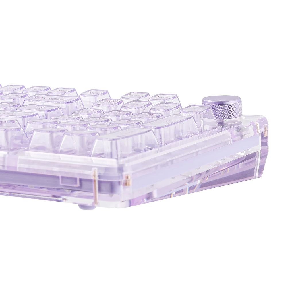 KiiBOOM Phantom 98 98-key Hot-swappable Wired/Bluetooth5.0/2.4GHz Wireless Acrylic Gasket Mechanical Keyboard