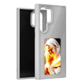 NFC Ink Screen Phone Case for Galaxy S24 Ultra - Slim Shock-Absorbing Cover Grey Tidesmit