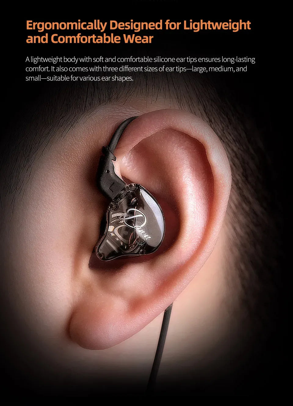 10mm Dynamic Driver In-Ear Monitors by Tidesmit Tidesmit