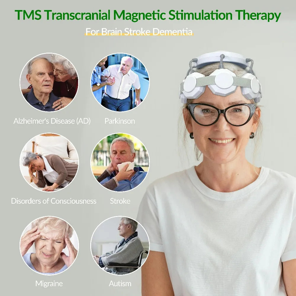 Transcranial Magnetic Stimulation Device for Anxiety Relief - Tidesmit Relaxation Treatment Tidesmit
