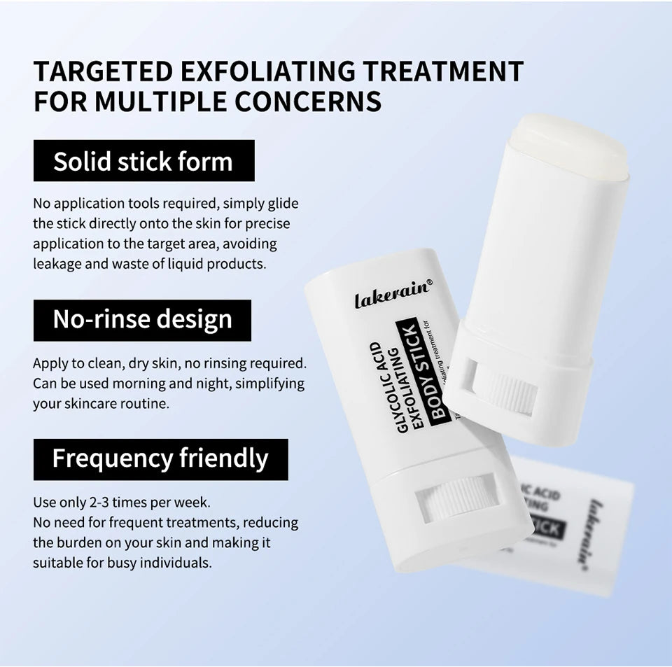 Glycolic Acid Exfoliating Body Stick for Smooth Skin - Tidesmit Scrubs Treatments Tidesmit