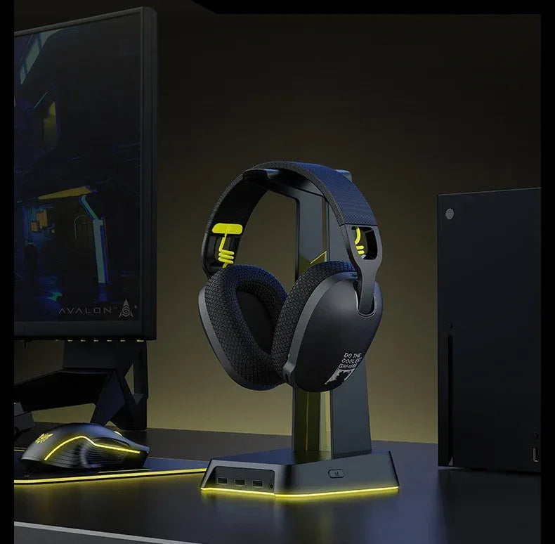 Tidesmit 2.4GHz Wireless Gaming Headset for PC PS5 with Boom Mic Tidesmit