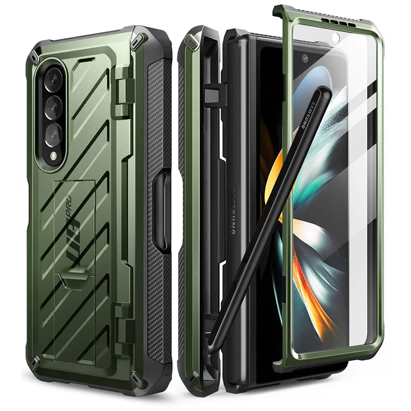 Samsung Galaxy Z Fold 4 Rugged Case - Dual Layer Shock-Absorbing Cover Tidesmit