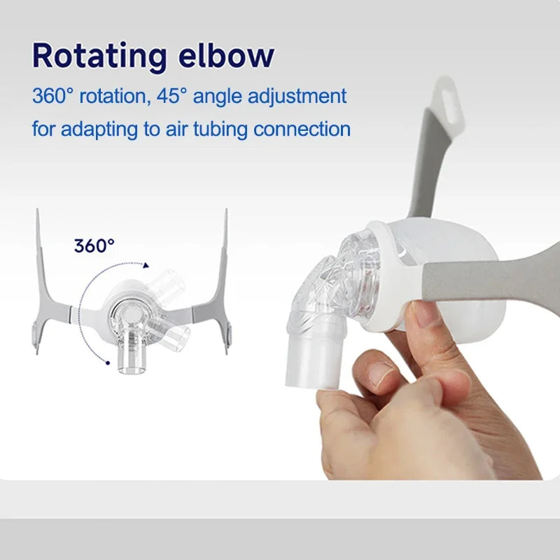 NS5/6/8 Series Nasal Mask for Sleep Apnea Anti-Snoring Medical CPAP Equipment Wide Field of View Unobstructed Accessory