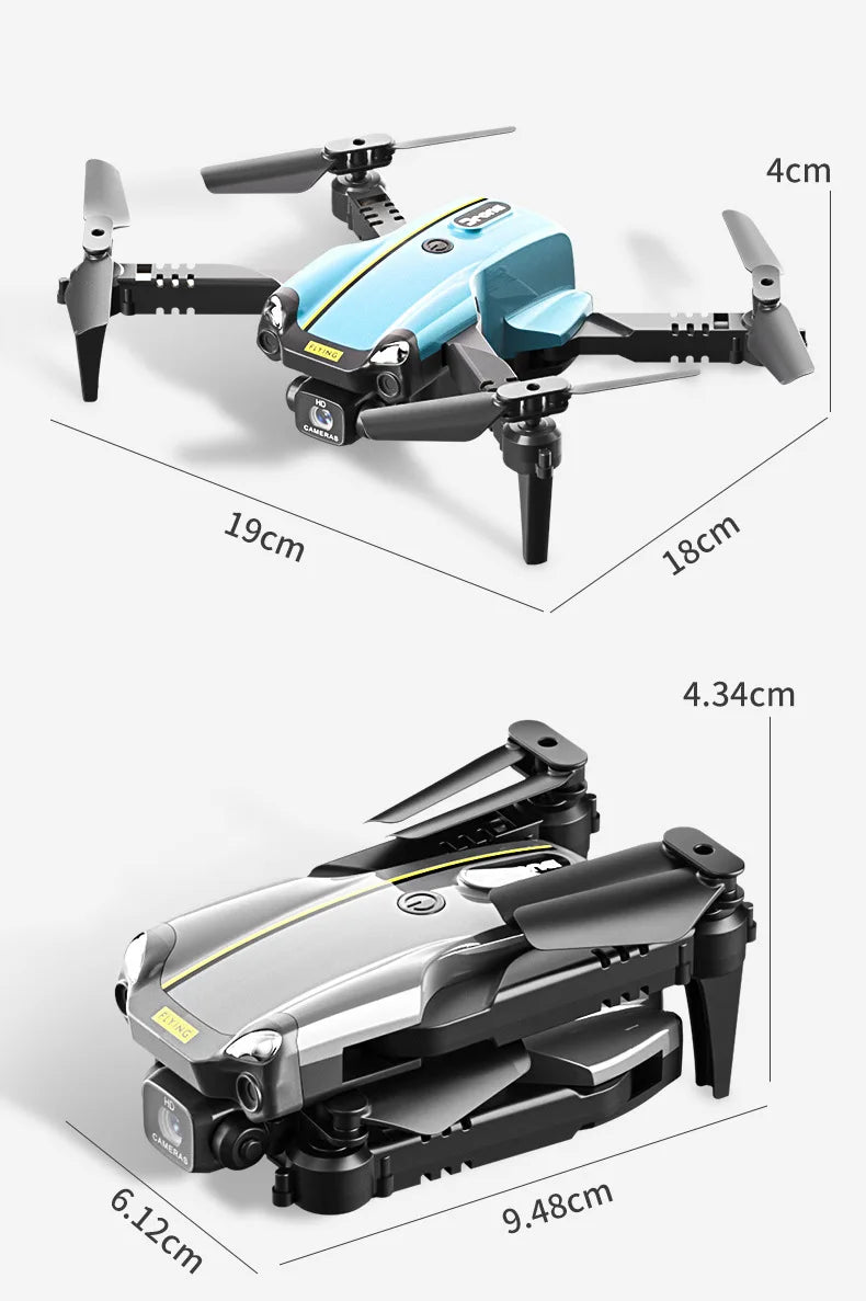 Mini Camera Drone with HD Optics - Foldable Beginner Quadcopter Tidesmit