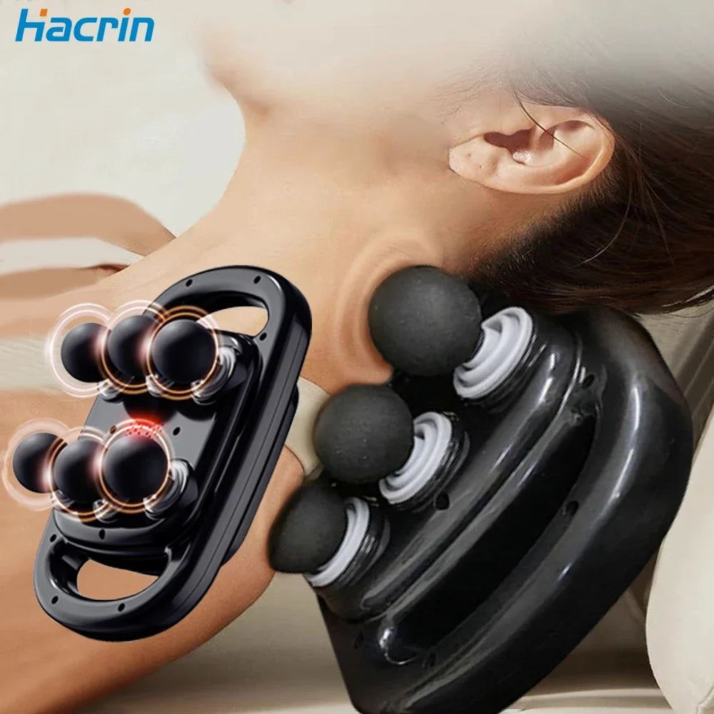 Fascia Gun Muscle Massager - 6 Massage Heads - Deep Tissue Tool Fascia Gun Tidesmit