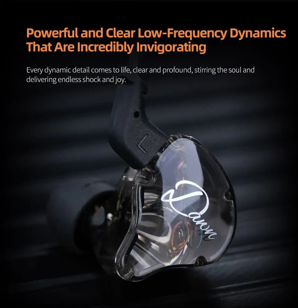 10mm Dynamic Driver In-Ear Monitors by Tidesmit Tidesmit