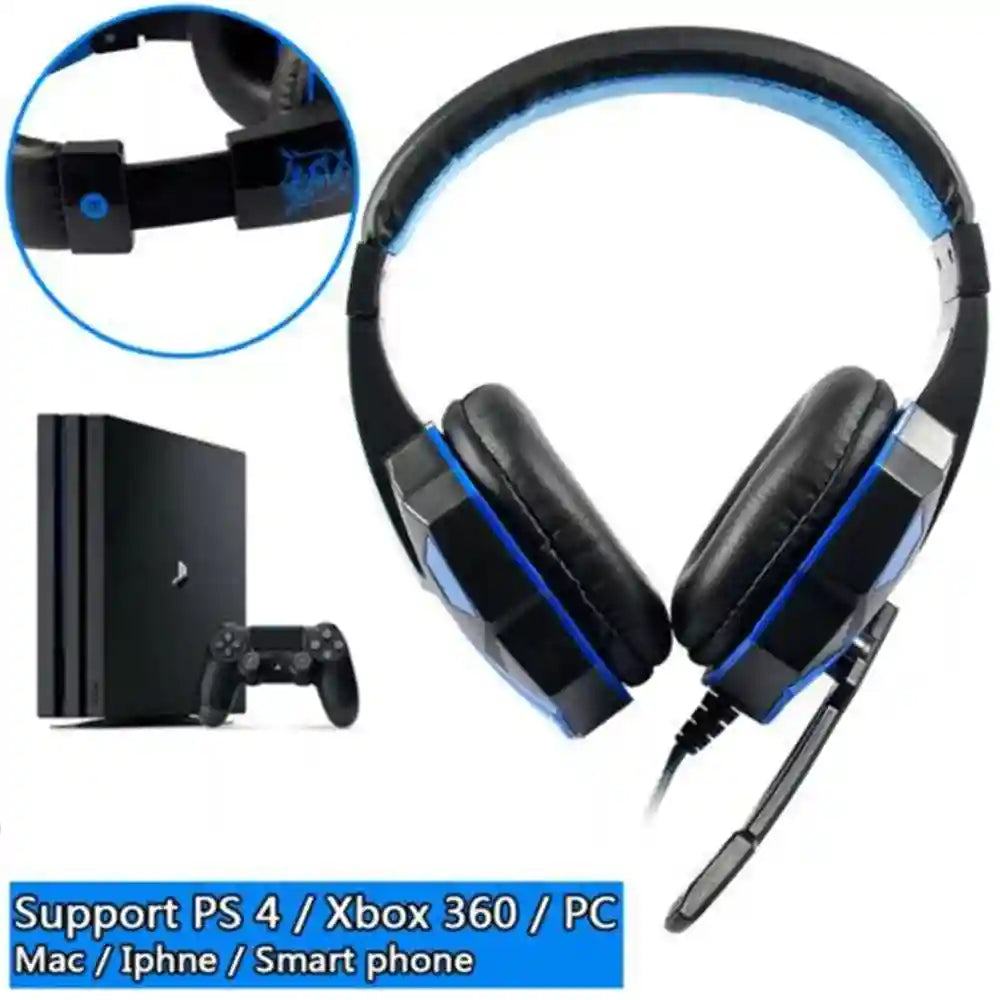 Wired Gaming Headset with Microphone - Over-Ear Precision Audio Tidesmit
