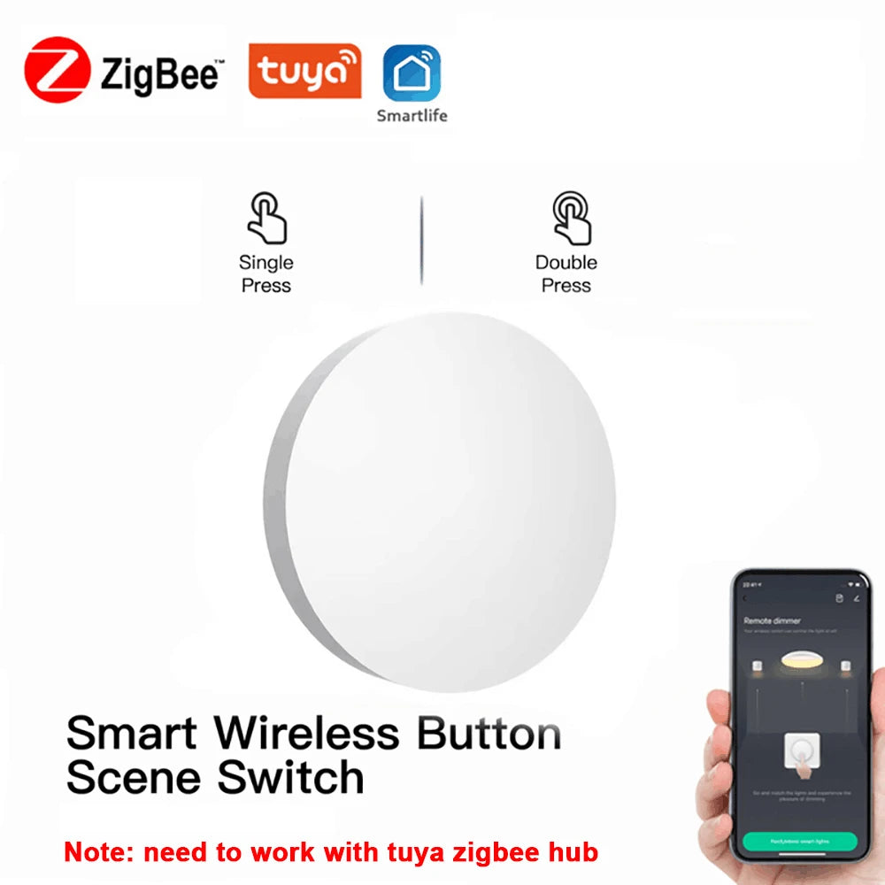 ZigBee Scene Switch Remote Control for Smart Home Automation 22WZ Tidesmit
