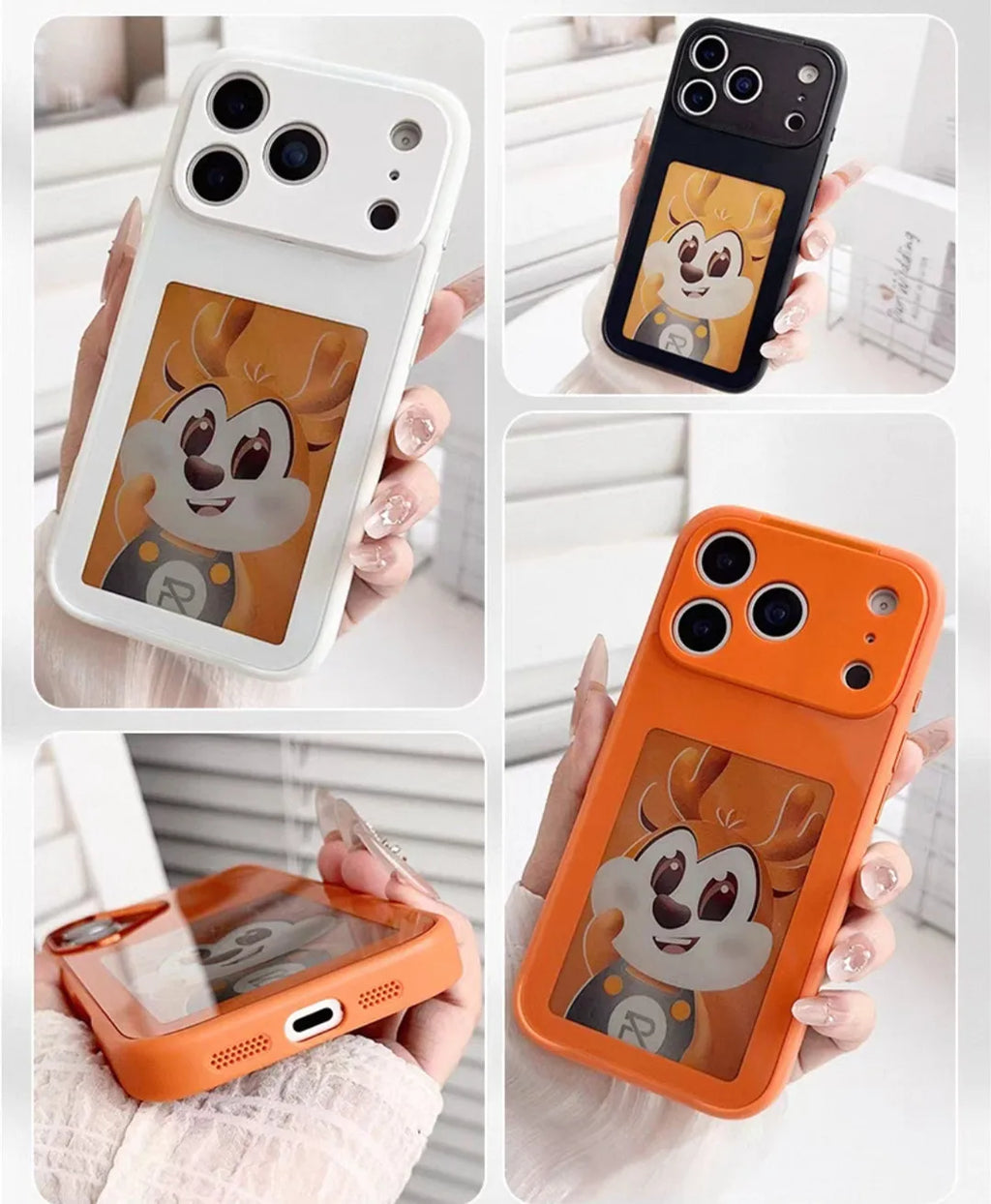 NFC E-Ink Phone Case for iPhone 17 Pro Max with Shock-Absorbing Frame Tidesmit