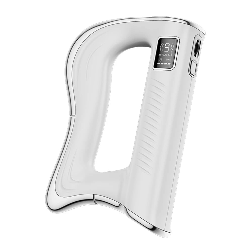 Electric Fascia Massager | Portable Recovery Tool for Home Spa Use Relaxation Treatment white Tidesmit