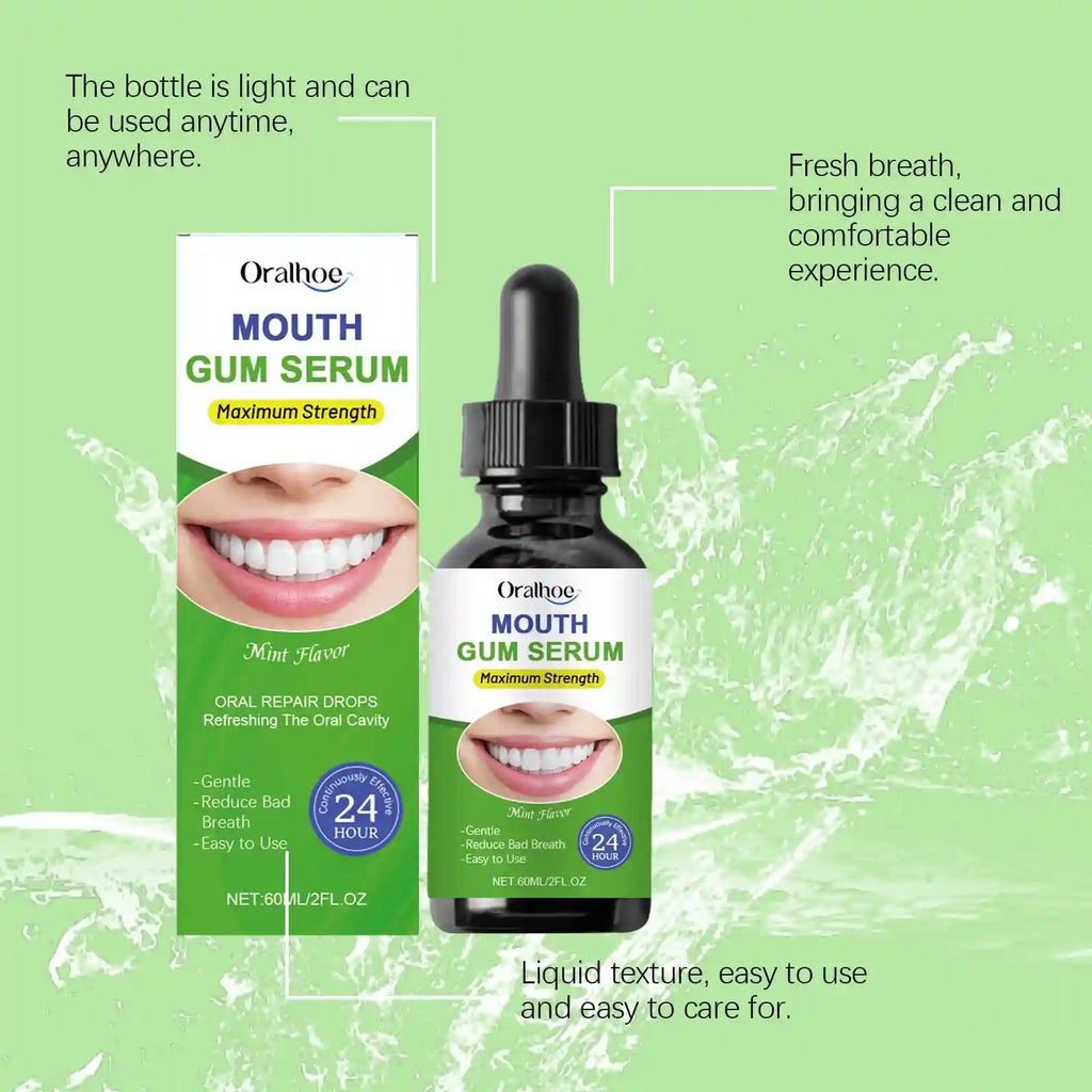 Tidesmit teeth whitening liquid for plaque removal, enamel protection, and gum pain relief.