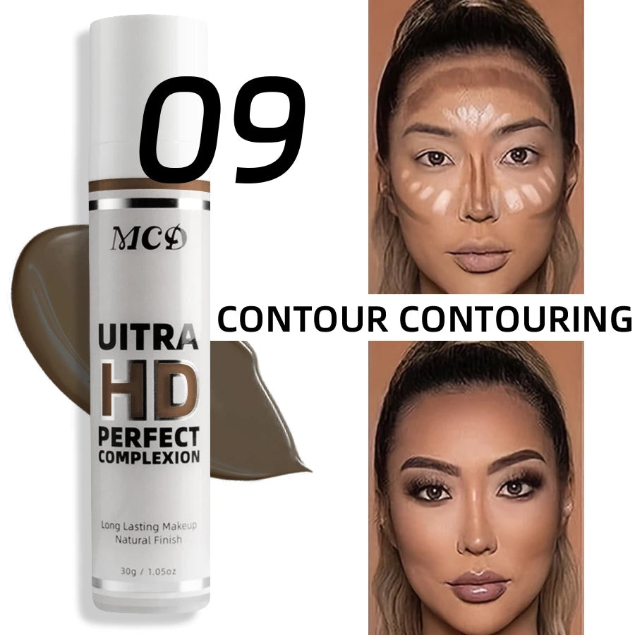 Tidesmit professional waterproof liquid foundation matte base cream for full coverage and oil control face makeup