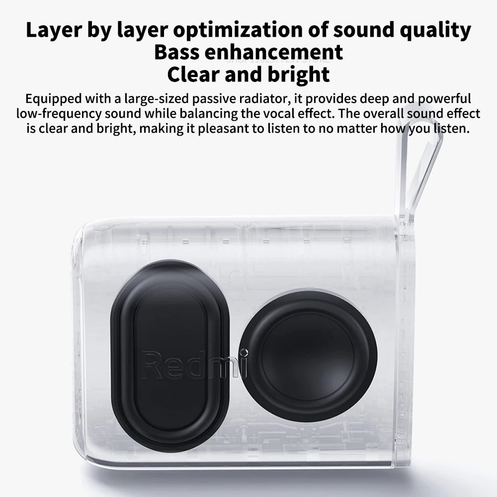 NEW Redmi Portable Bluetooth Speaker Outdoor IP67 Stereo Powerful Sound  Box BT5.3 RGB Dual Pairing TWS Connectivity Colorful