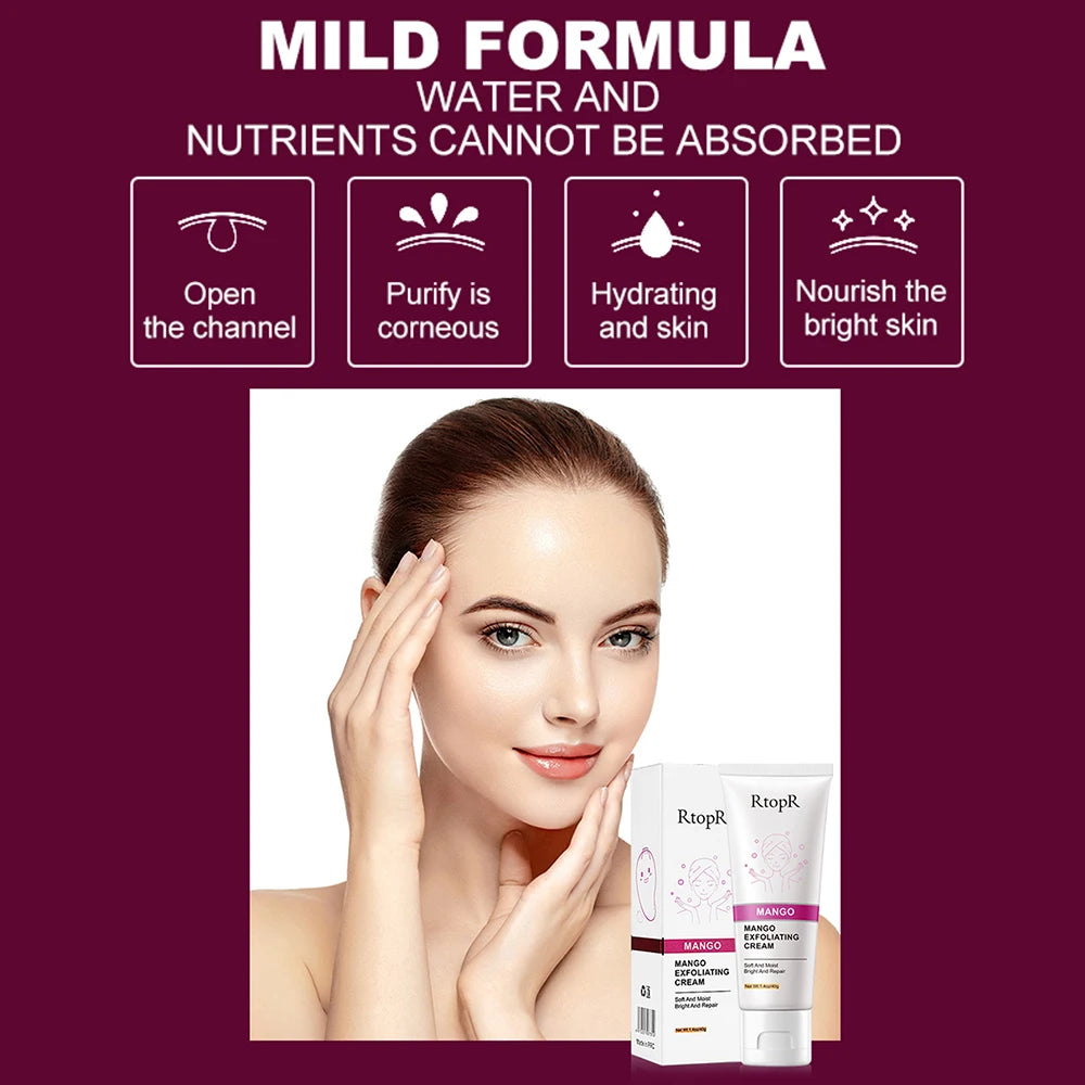 Face Exfoliating Gel | Mango Repair Scrub for Bright Skin - 40ml Scrubs Treatments Tidesmit
