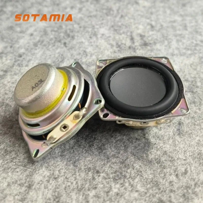 SOTAMIA 2Pcs 1.5 Inch Audio Altavoz Full Range Speaker 4 Ohm 10W HiFi Speaker Power Loudspeaker DIY Harman Smart Bluetooth Audio