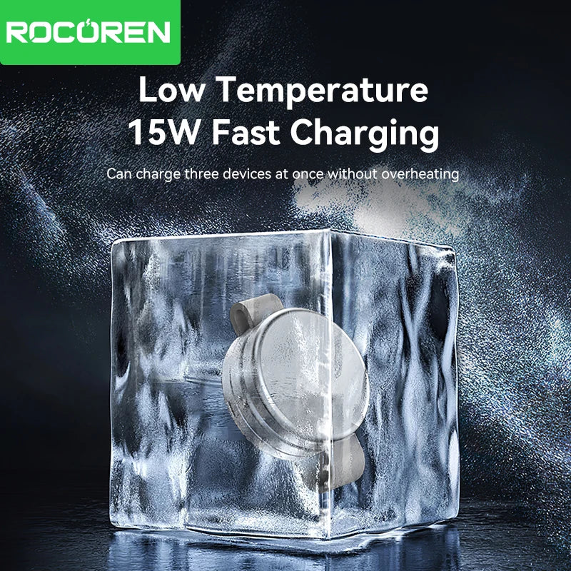 3-in-1 Magnetic Wireless Charger | MagSafe Compatible Fast Dock Tidesmit