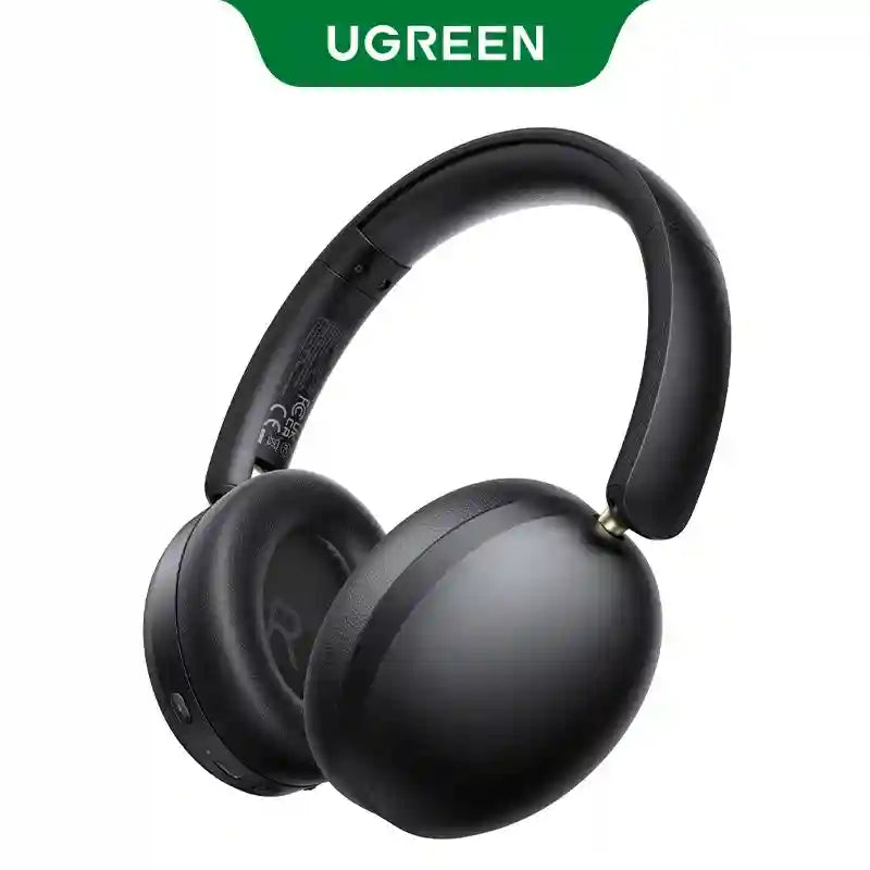 Tidesmit Wireless Headphones: 80H Playtime HiFi Over-Ear Bluetooth Audio Black Tidesmit