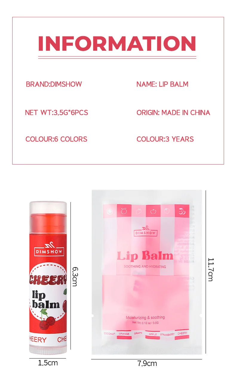 Fruit Moisturizing Lip Mask Set - Nourishing Lip Treatment for Dry Lips Lip Care Tidesmit