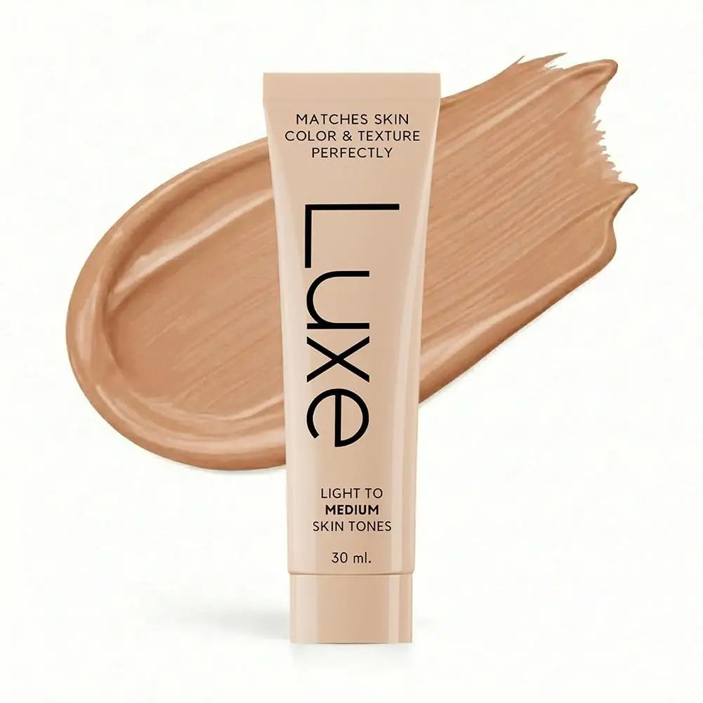 Tidesmit color changing waterproof foundation texture close-up for full coverage acne scar and skin tone correction