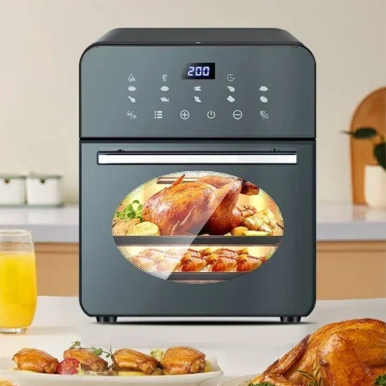 【hot item】Air Fryer Oven Steam Tender Baking Air Oven All-in-one Machine Visible 24 Large Capacity Six-in-one