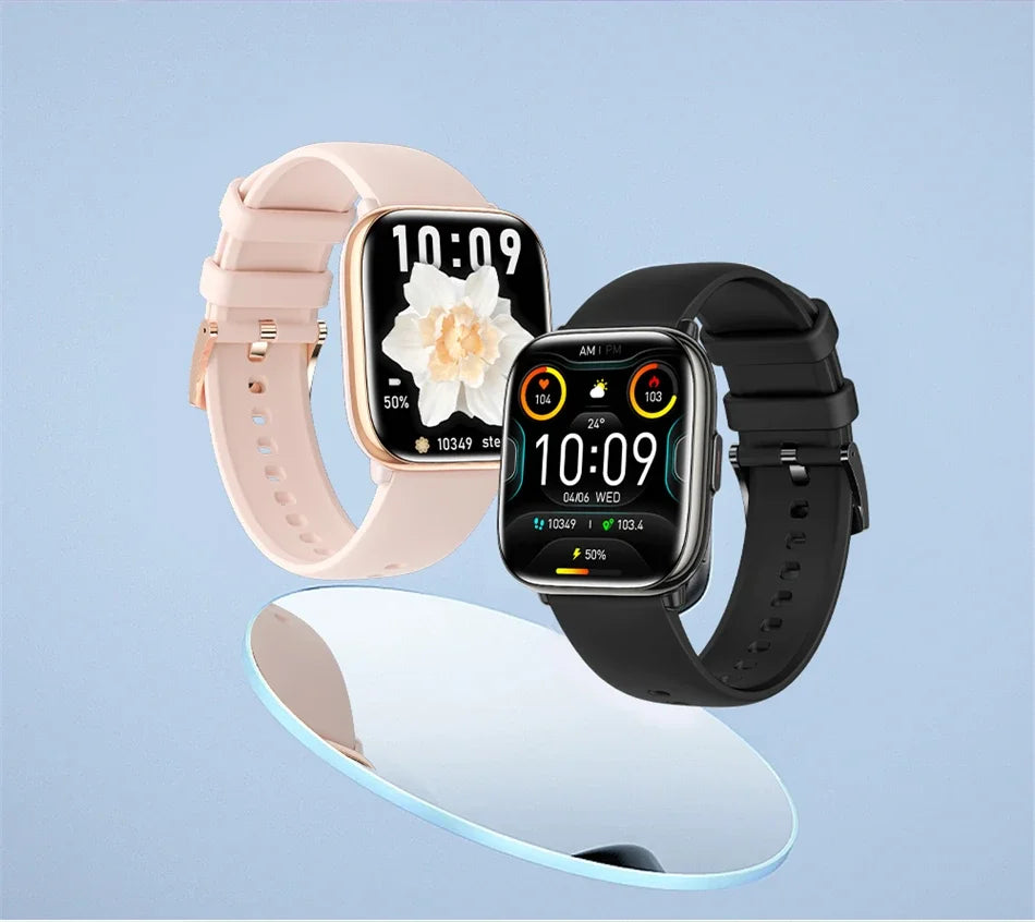 2026 New Smart Watch Full Touch Screen Bluetooth Call AI Voice Heart Rate Waterproof Watches Sports Bracelet Smartwatch Women