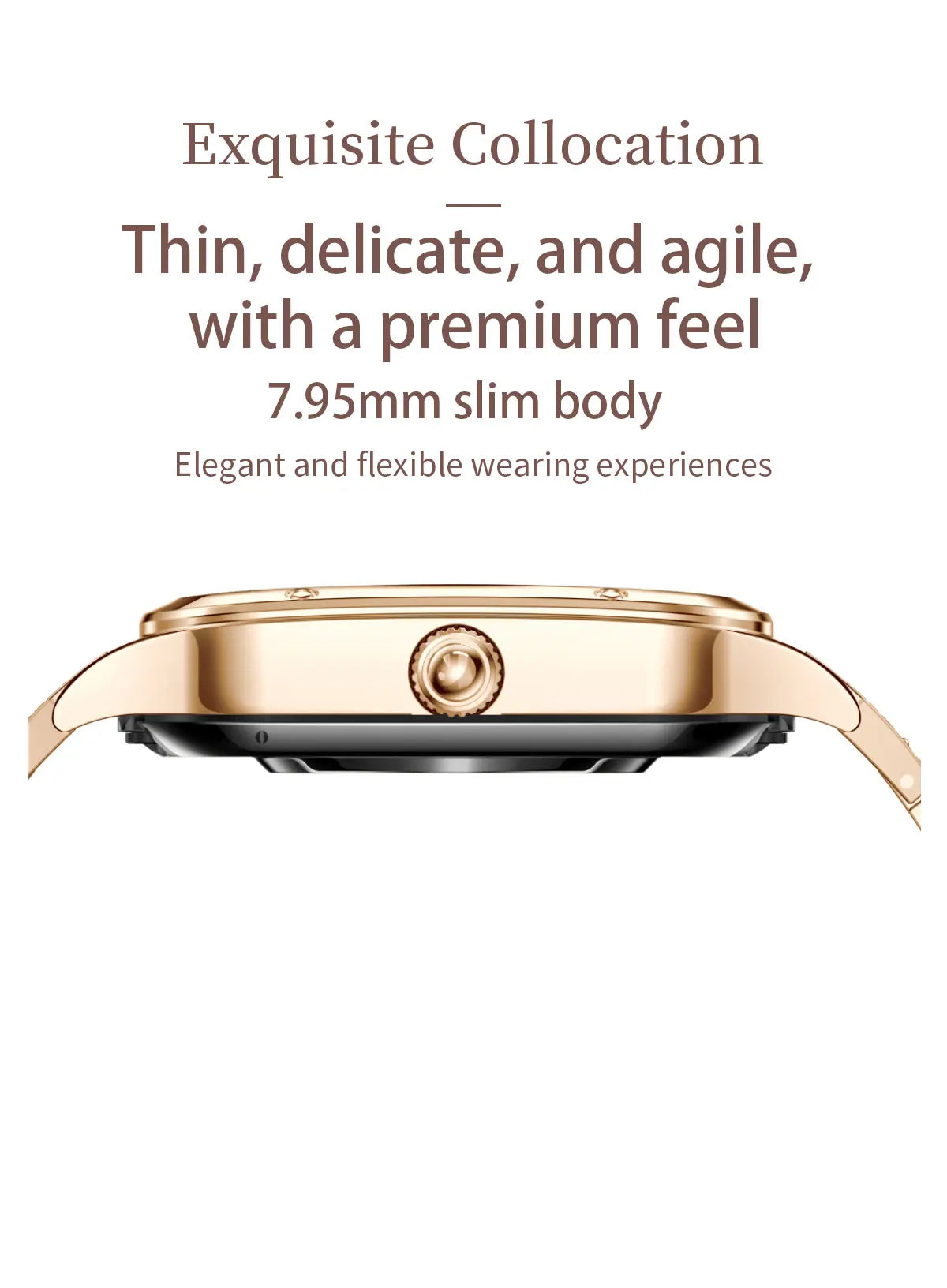 2026Ultra Thin Fashion Smart Watch For Women Screen Always Display Time Sports Bracelet Bluetooth Call 1.59" AMOLED Woman Watch