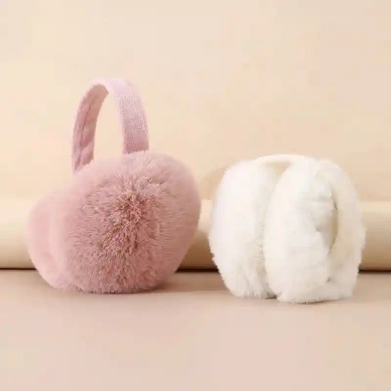 Plush Winter Earmuffs for Women & Men - Soft Fleece Ear Warmers Tidesmit