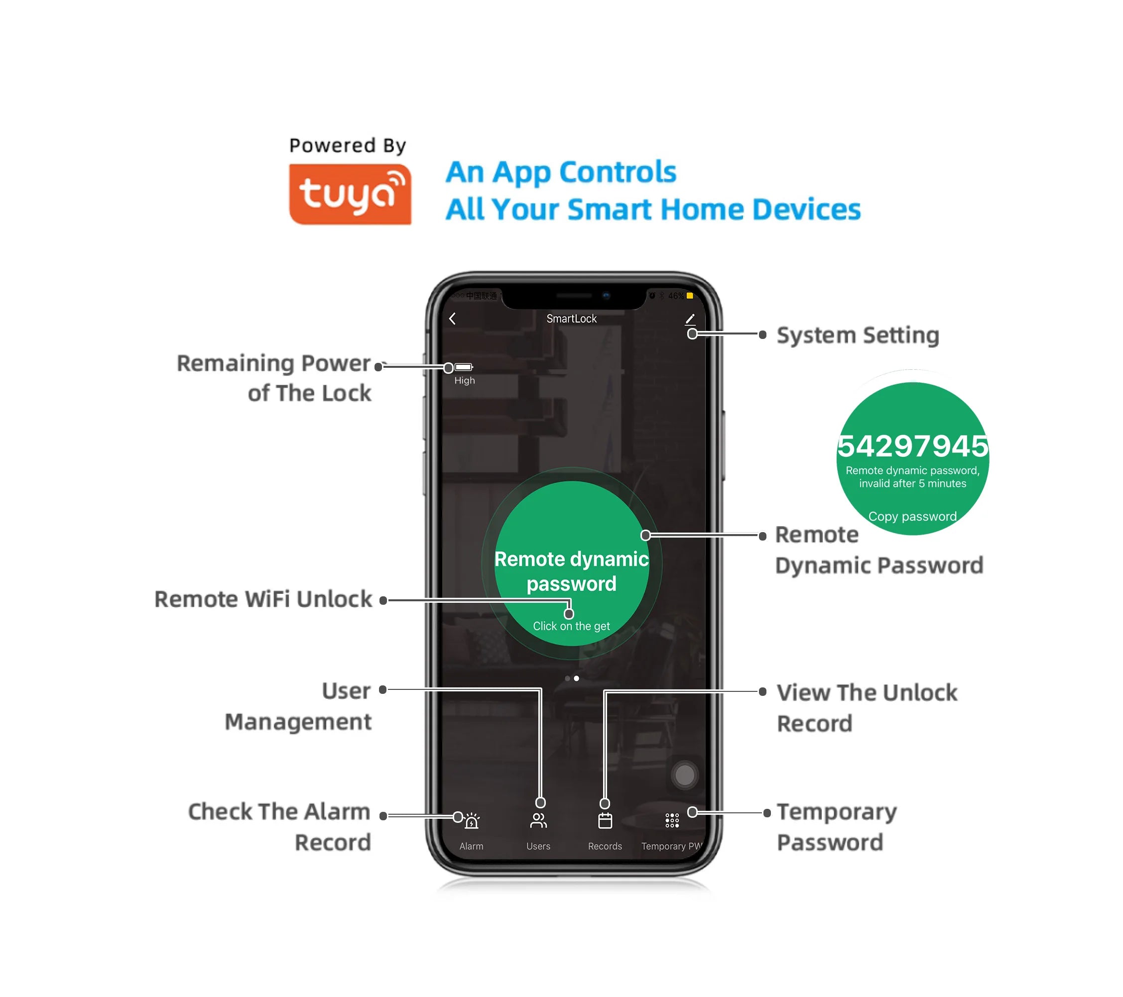 Peephole Camera Smart Aluminum Lock Euro 3592 Mortise Waterproof Tuya Wifi Fingerprint Digital Lock of UPVC Grill Sliding Door