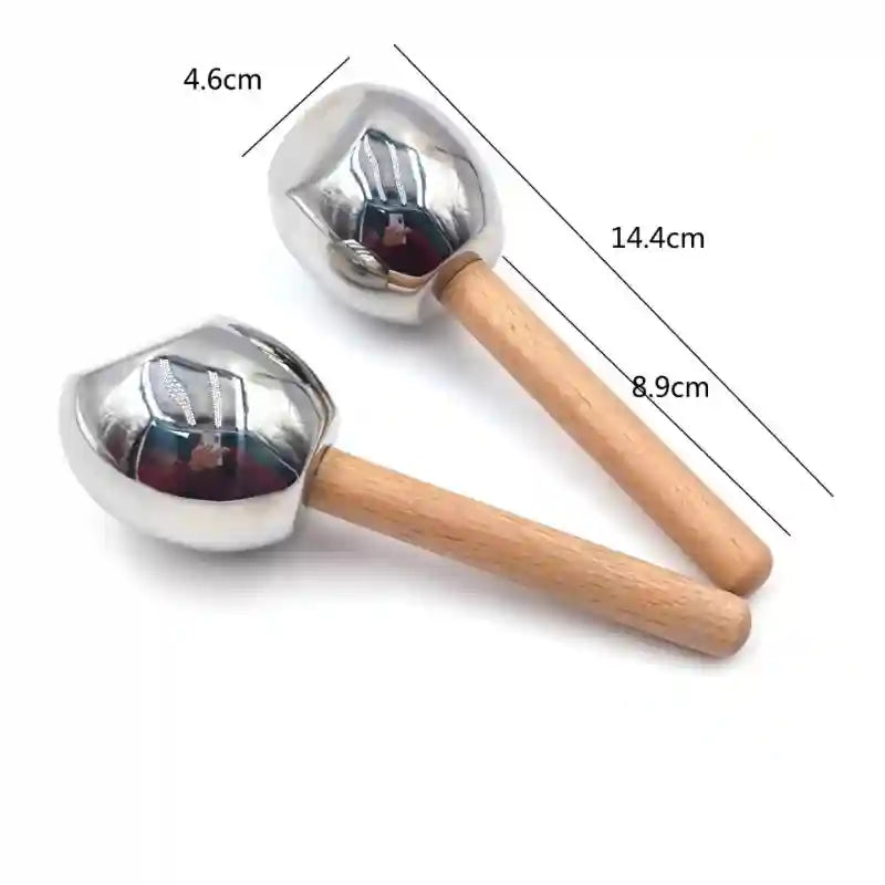 Eye Massage Instrument Stainless Steel Hot Cold Therapy Tool - 14.4cm Eye Massage Instrument Tidesmit