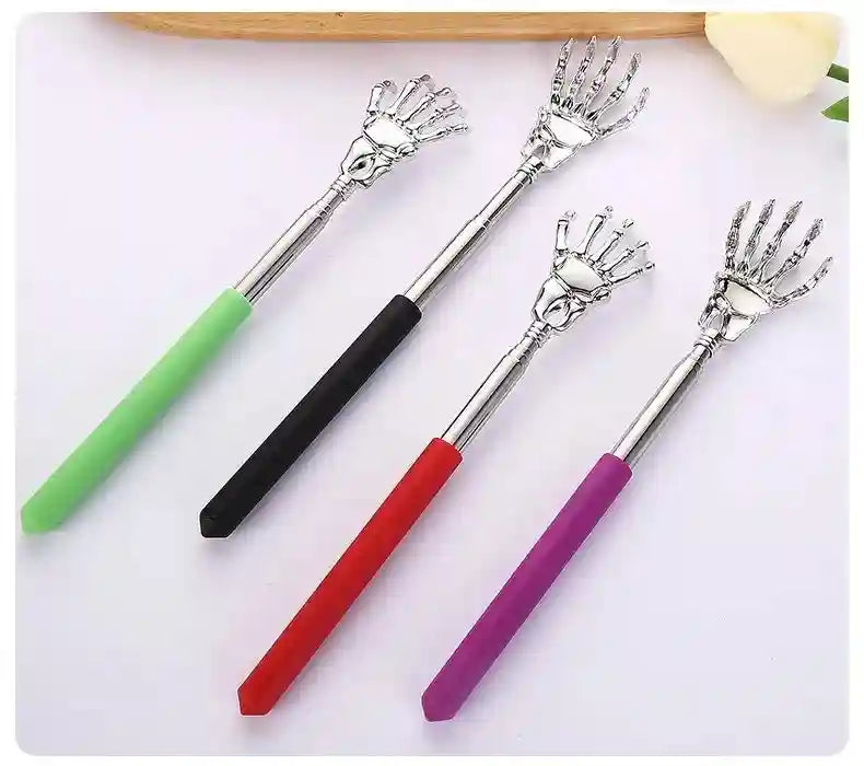 Extendable Stainless Steel Back Scratcher - Durable Manual Massager Massage Roller Tidesmit