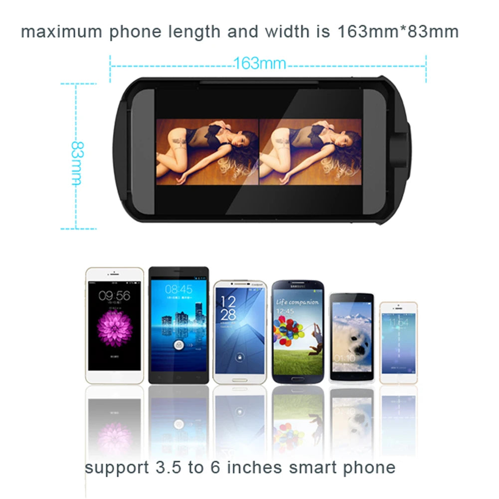 Foldable VR Headset for Smartphones - Lightweight 3D Virtual Reality Glasses Tidesmit