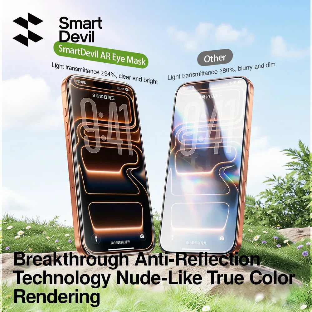 Vivo X300 Pro Screen Protector | 9H Tempered Glass Anti-Reflection 2 Pack Tidesmit