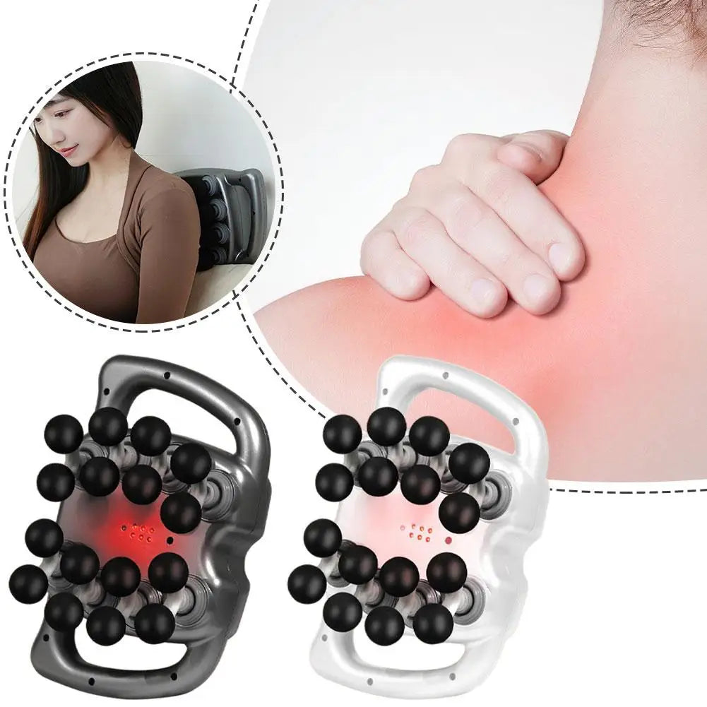 Fascia Gun Deep Tissue Muscle Massager with Red Light Therapy Fascia Gun Tidesmit