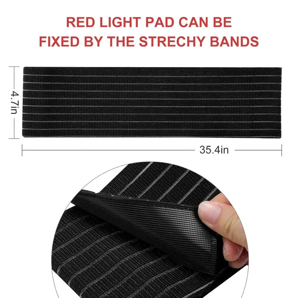 Infrared LED Red Light Therapy Belt for Body 850nm+660nm Light Wave Recovery Muscle Pain Wound Repair Relief Shoulder Wrap