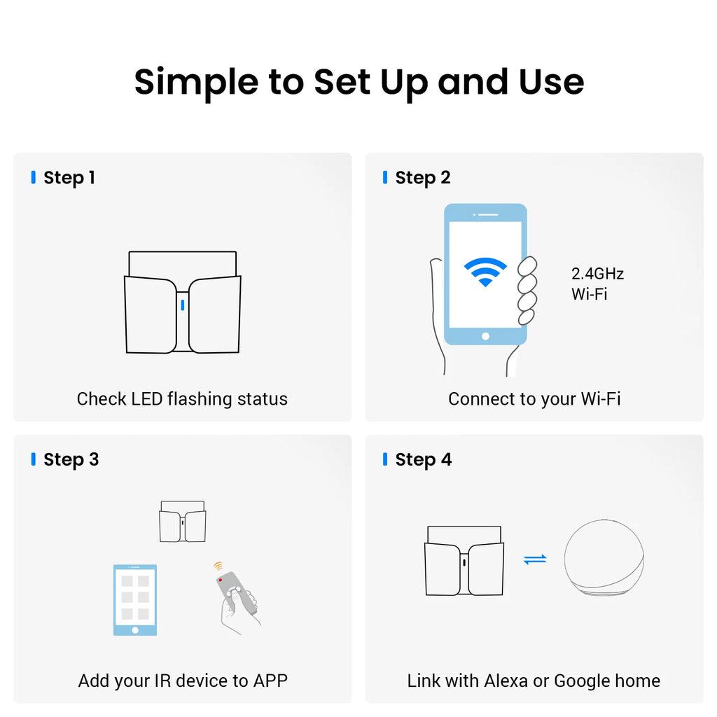 Broadlink RM5 Plus Universal Infrared Remote WiFi Smart Home Remote for TV AC Fans Voice Control Support Alexa Google Assistant
