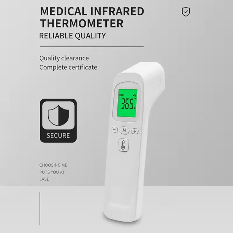 Finger Pulse Oximeter& Non-Contact Infrared Thermometer-Digital LCD Thermometer for Adults & Infants,Ear Temperature Measurement