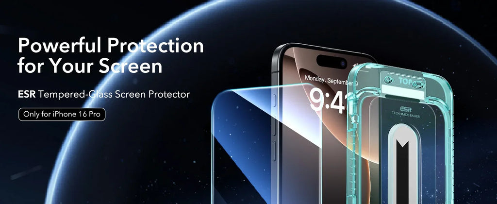 iPhone 16 Anti-Peek Screen Protector Tempered Glass 3 Pack Tidesmit