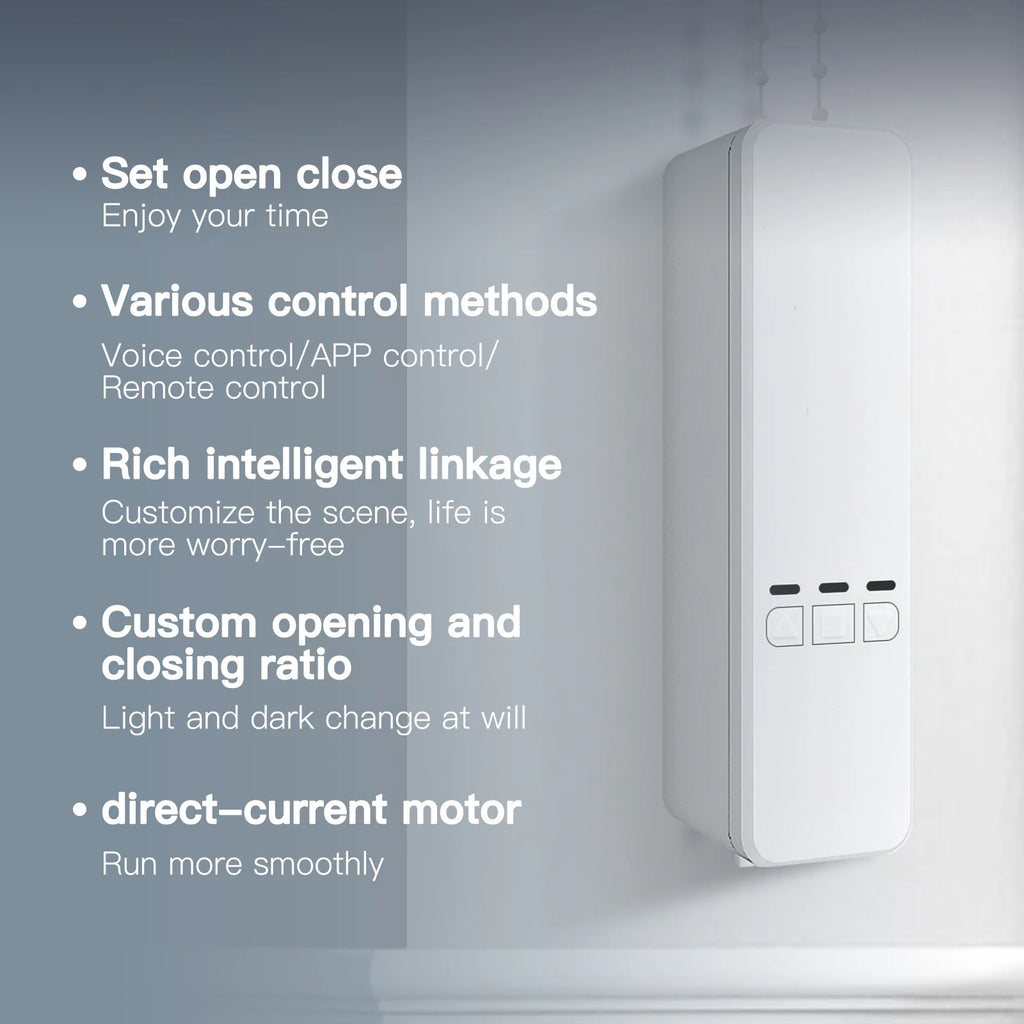 Smart WiFi Roller Shade Drive Motor Kit - App & Voice Control Tidesmit