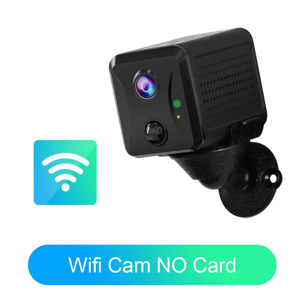 LS VISION Ubox Mini 4G Security Camera SIM Card or Wifi  HD Surveillance Camera 3800mAh Battery Low Power Voice Intercom CCTV