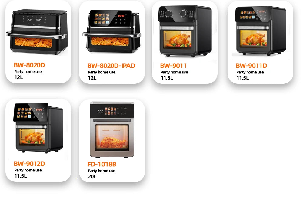 New Design 5l Electric Fryer Kitchen Oil-free Air Fryer Factory With Great Price